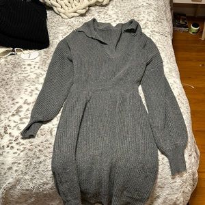 Large sweater dress